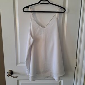 Penningtons white lined camisole size 1X